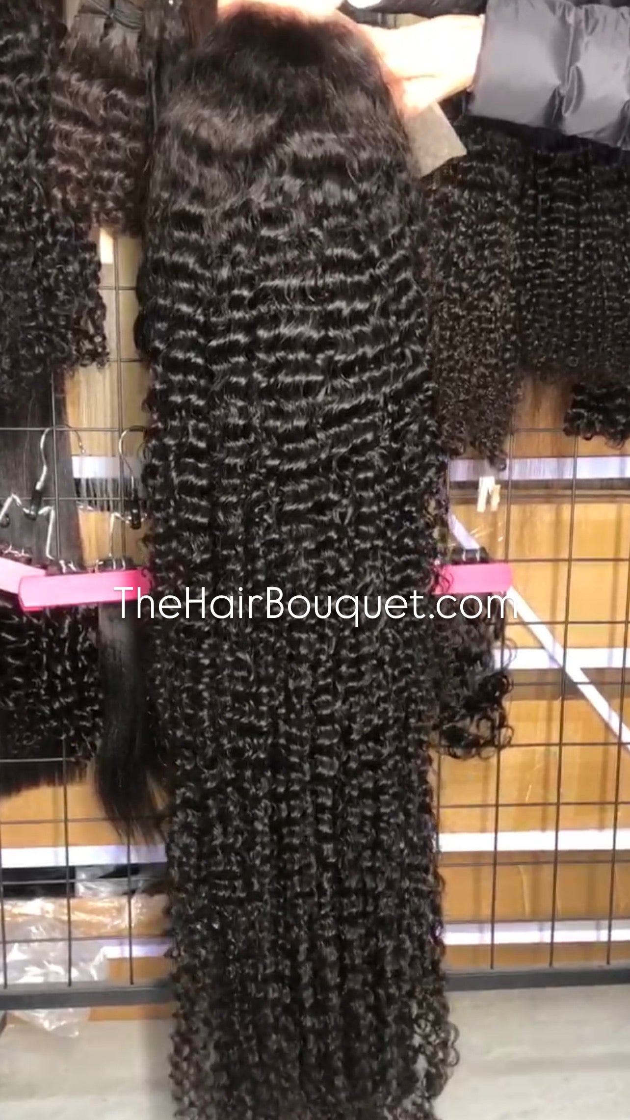 30"-40" LONG CURLY HD WIG
